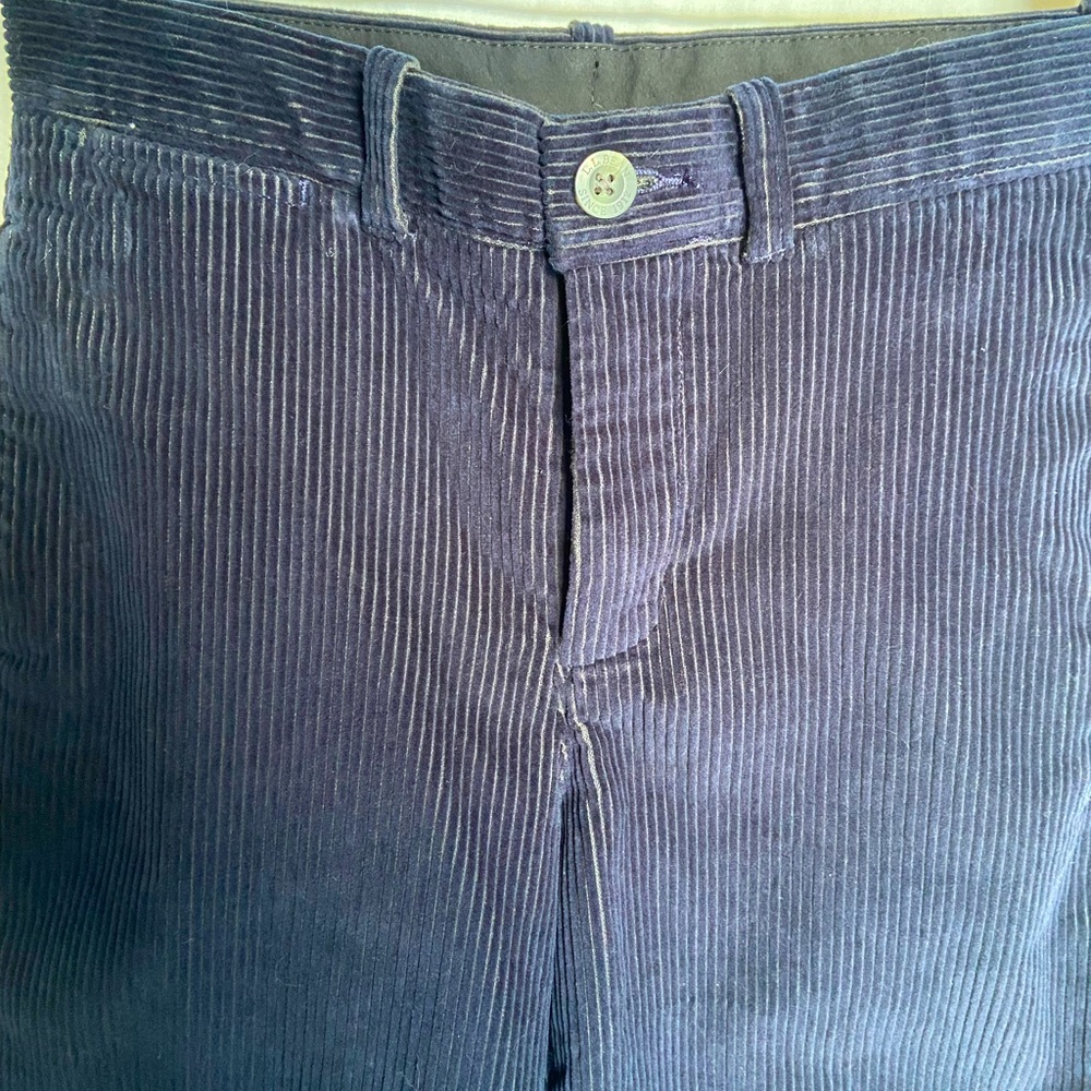 Navy blue wide wale chords from L.L. Bean. Size 10. New with tags